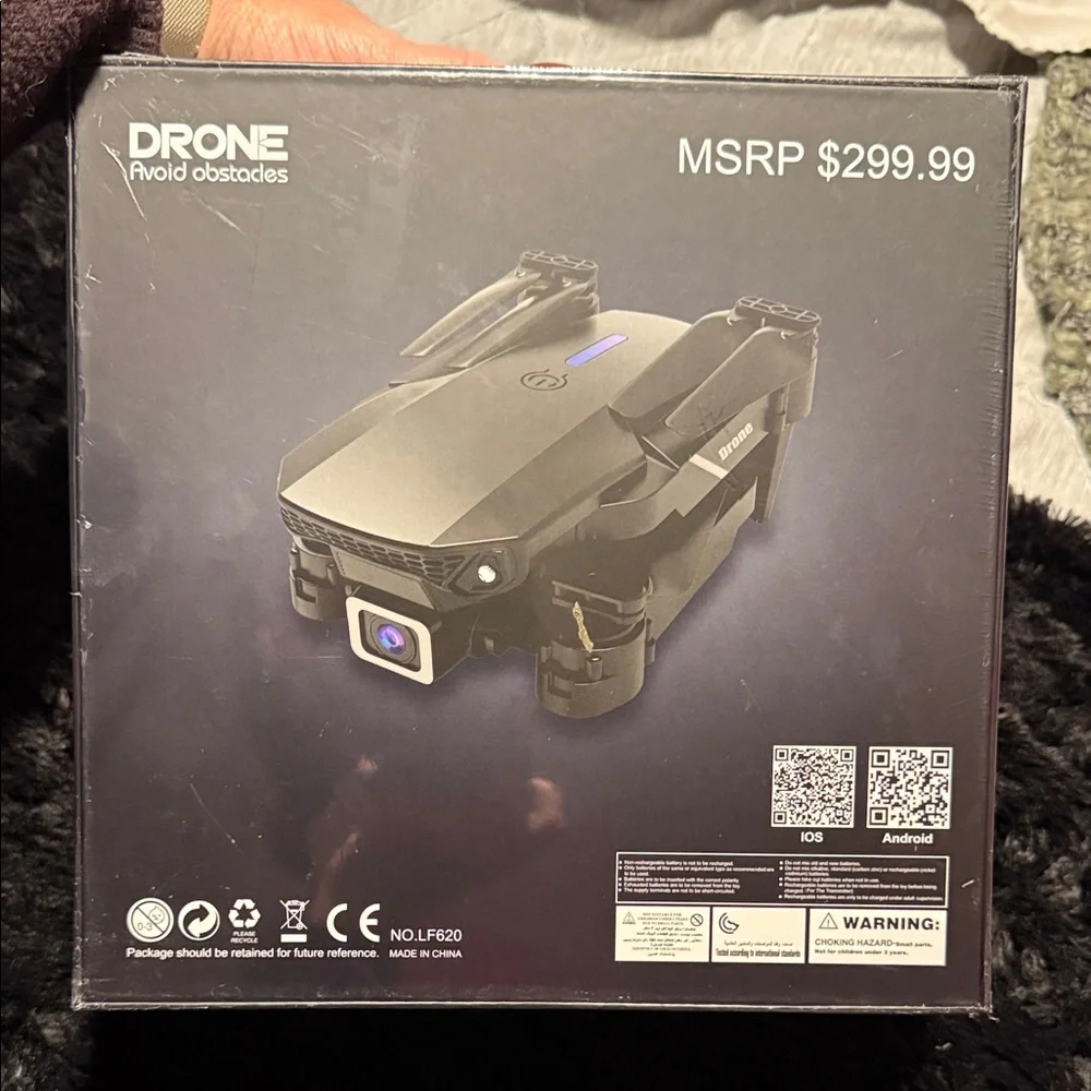 Black Drone with Camera